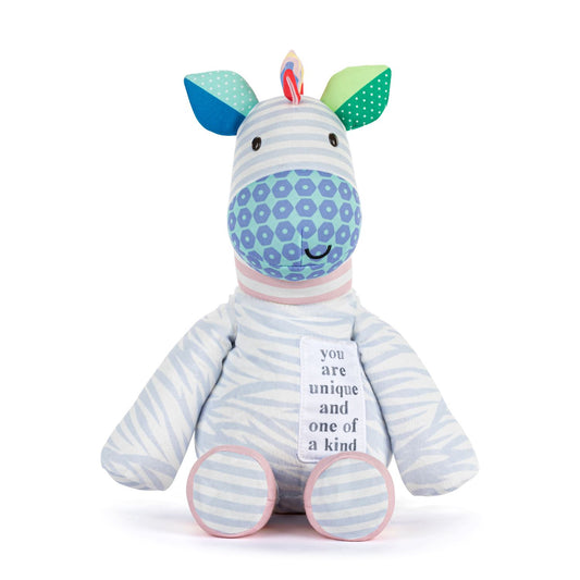 Plush Zebra You Are Unique And One Of A Kind
