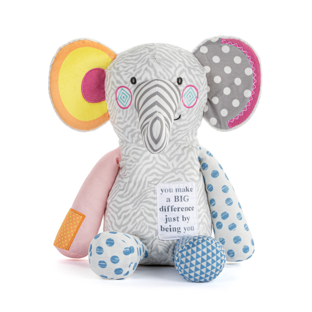 Plush Elephant You Make A BIG Difference Just By Being You