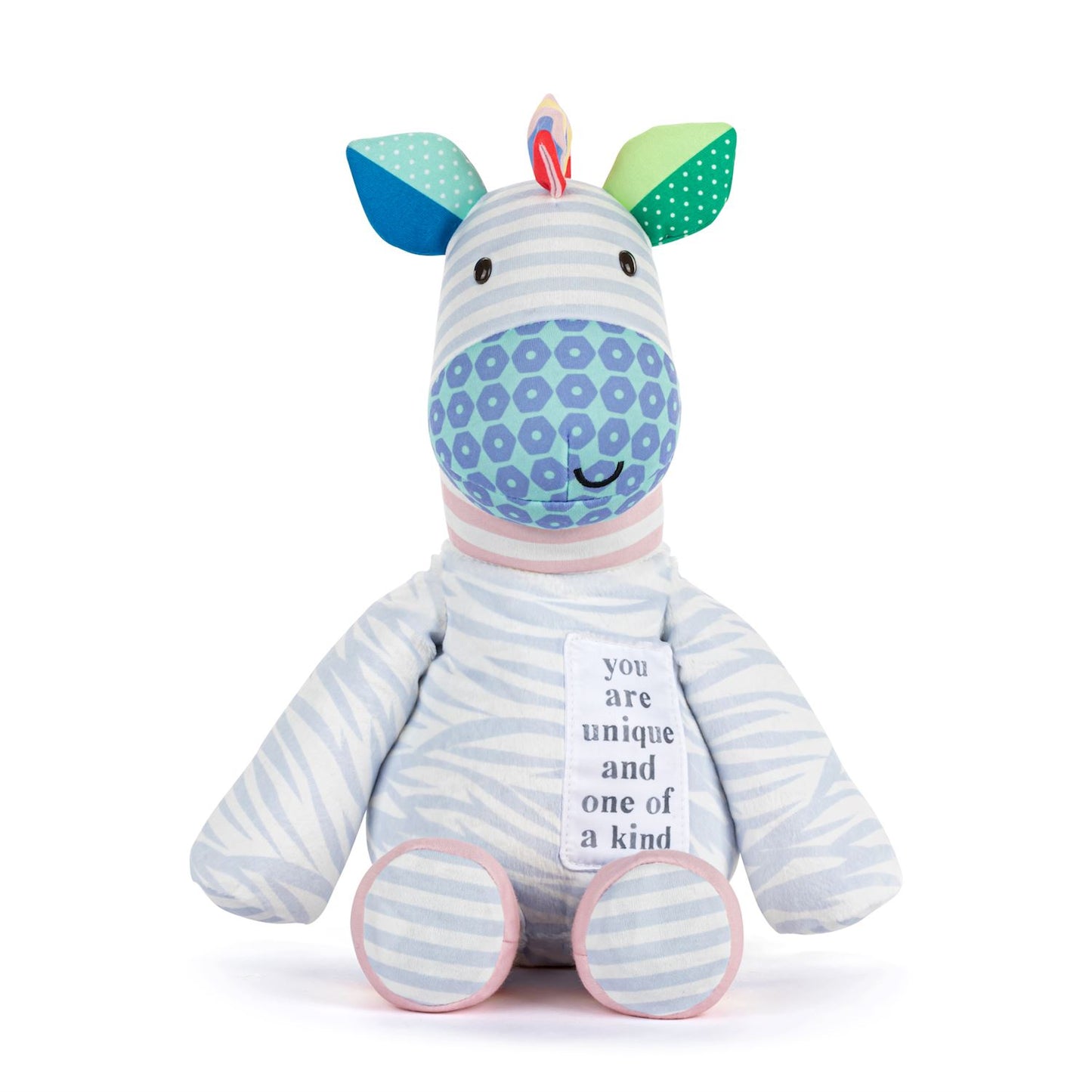 Plush Zebra You Are Unique And One Of A Kind