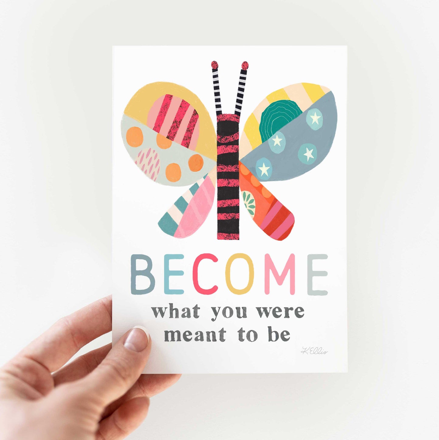 Become Butterfly - Greeting Card