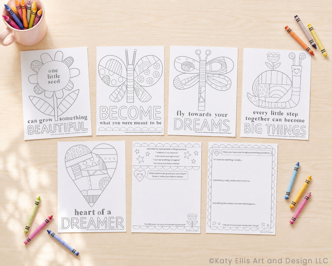 Little Dreamers Coloring Pack