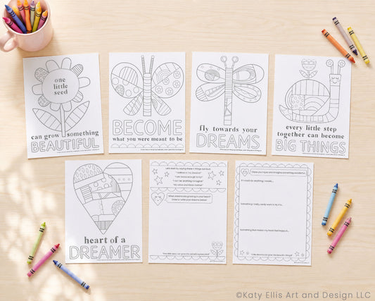 Little Dreamers Coloring Pack