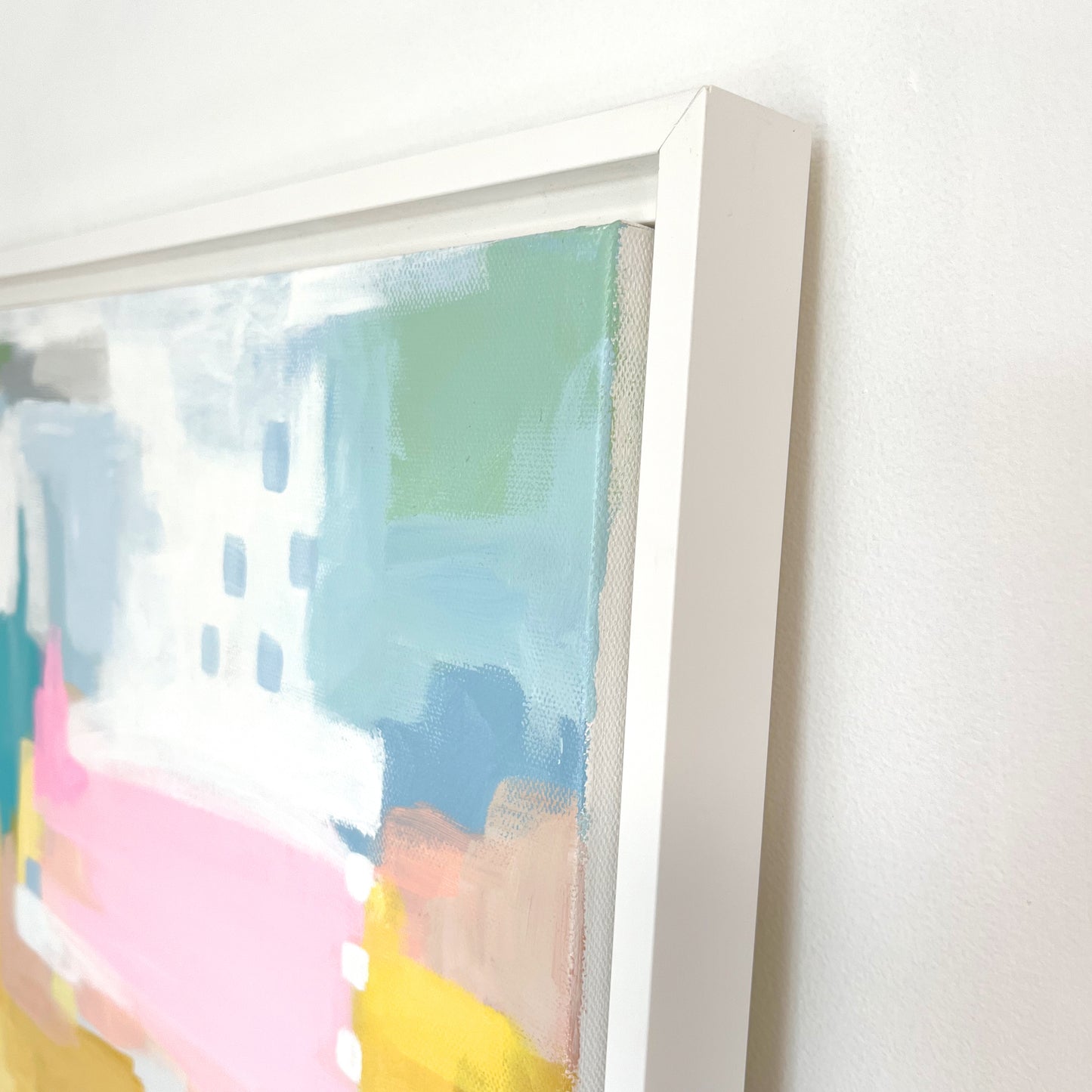 24 x 36 inch | Keep Trying | Original Abstract Painting in Frame