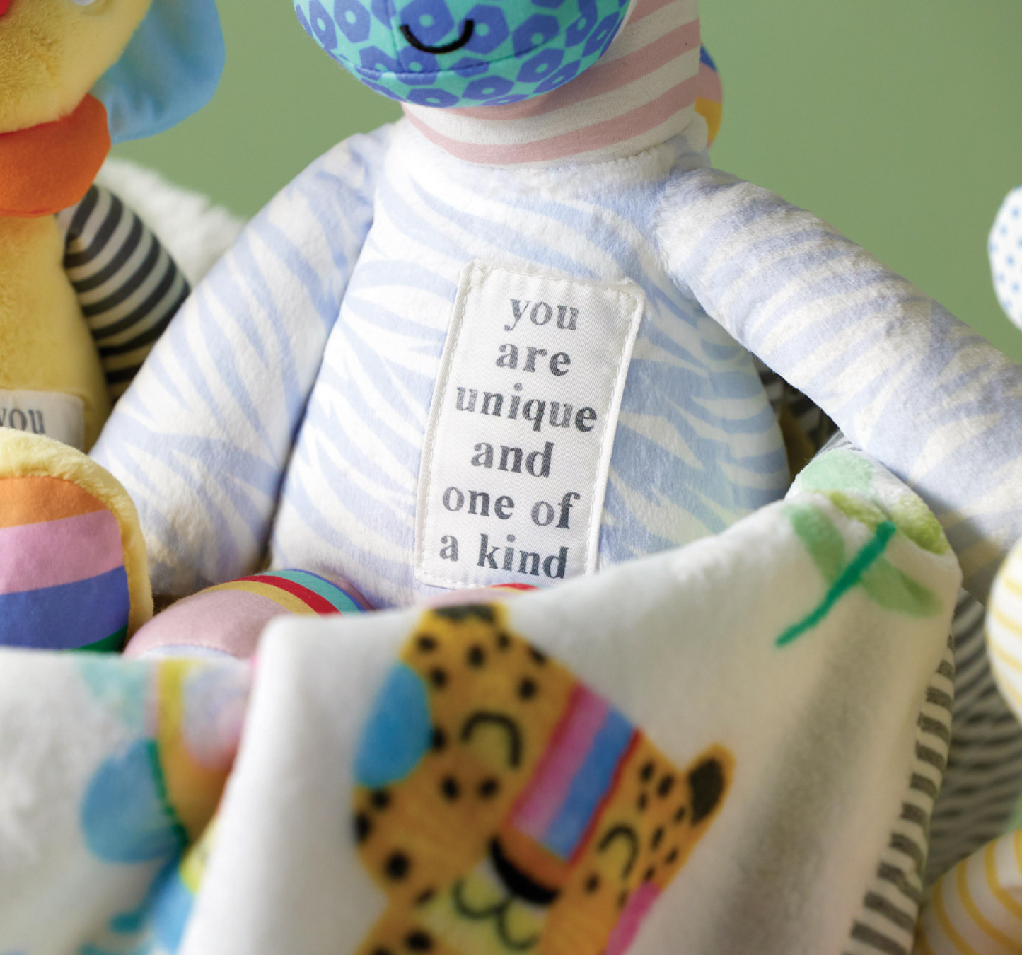Plush Zebra You Are Unique And One Of A Kind